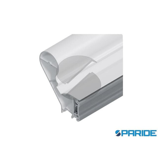 PROFILO LED CORRIMANO ALLUMINIO L 3 MT BIANCO
