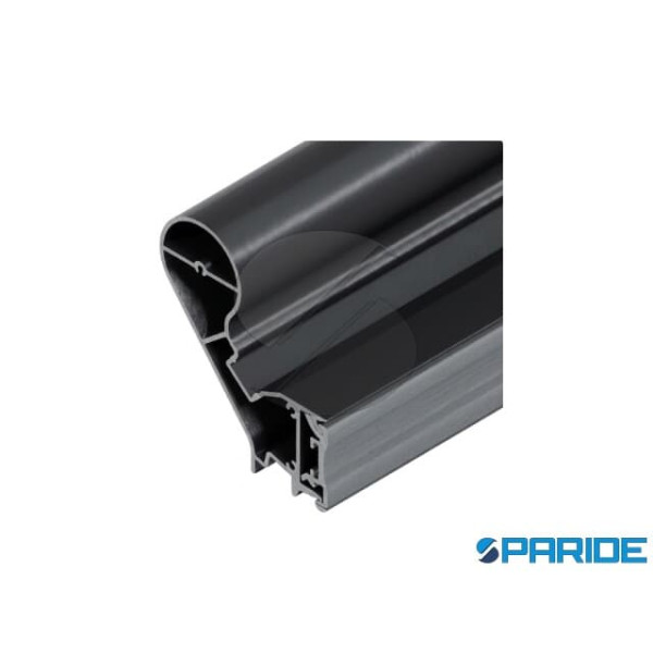 PROFILO LED CORRIMANO ALLUMINIO L 3 MT NERO