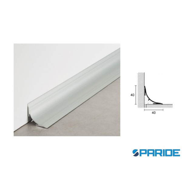 PROFILO PER ANGOLI INTERNI 40X40 L 270 CM ALLUMINI...