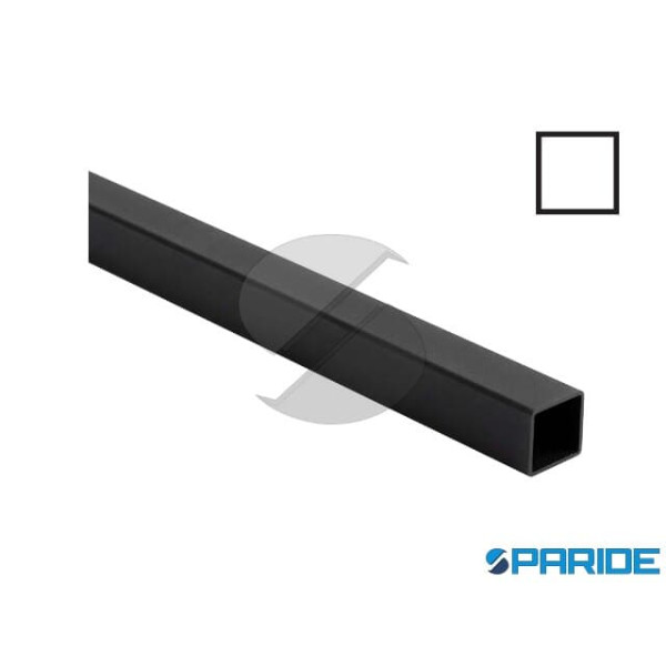 PROFILO QUADRO VUOTO ALLUMINIO 30X30X2 L 2 MT NERO