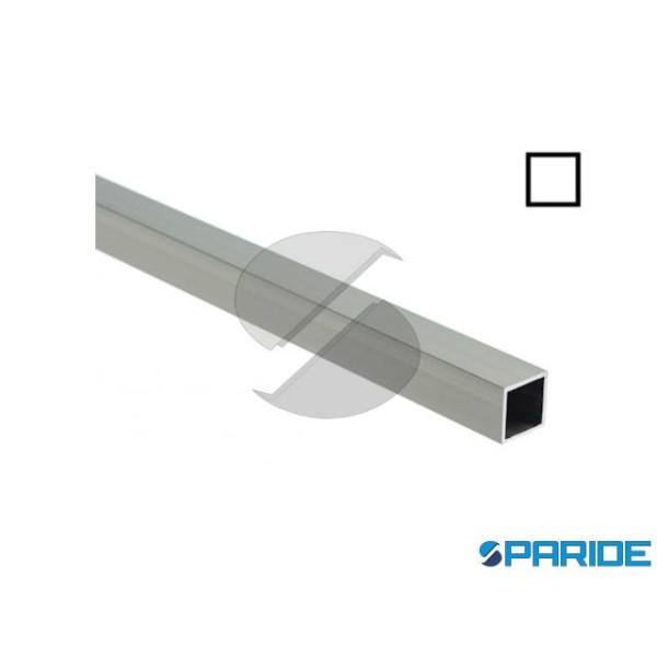 PROFILO QUADRO VUOTO ALLUMINIO 40X40X2 L 2 MT GREZ...