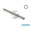 PROFILO TUBO TONDO VUOTO 6X1 IN ALLUMINIO L 2 MT ARGENTO