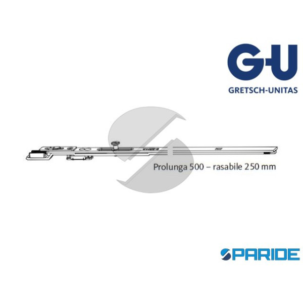 PROLUNGA 500 MM RASABILE 6-32142-00-0-1 GU