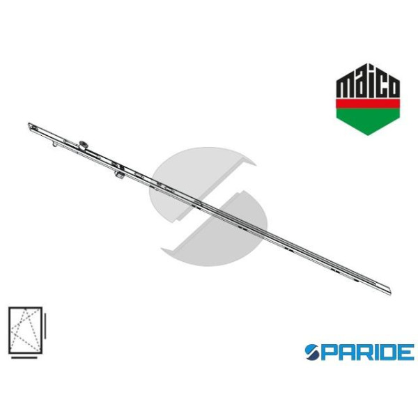 PROLUNGA FRONTALE HBB 1951-2200 MM 203698 MAICO PER PORTABALCONE CON 1 FUNGO