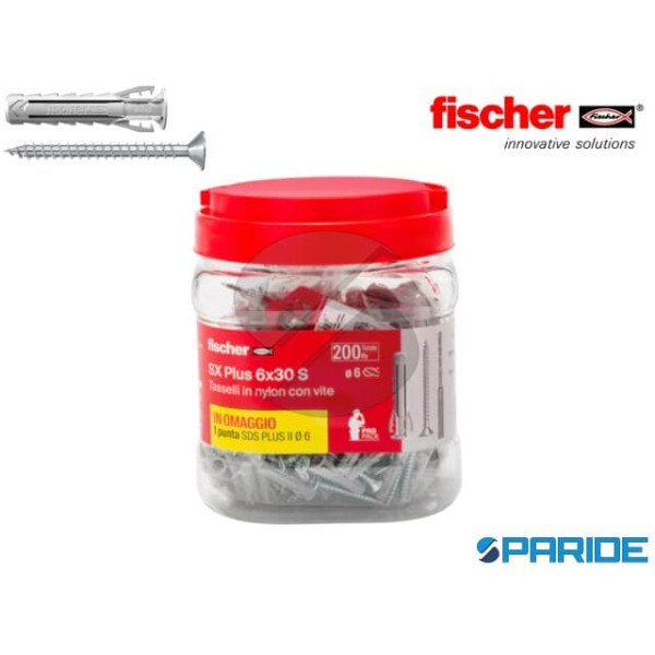 PROPACK TASSELLO SX PLUS 6X30 MM CON VITE TESTA PI...