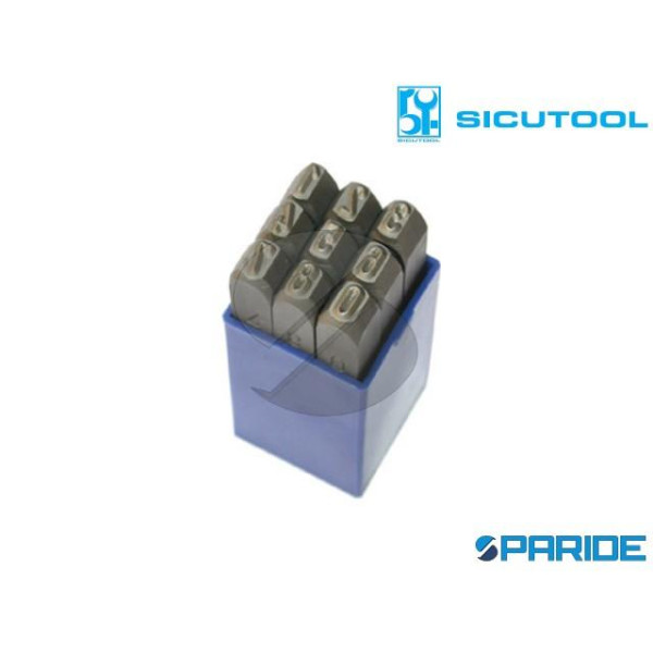 PUNZONI NUMERICI IN ACCIAIO 3032G 8 SICUTOOL