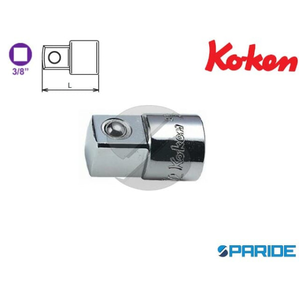 RACCORDO RIDUZIONE QUADRO MASCHIO 1\2 E 3\8 FEMMIN...