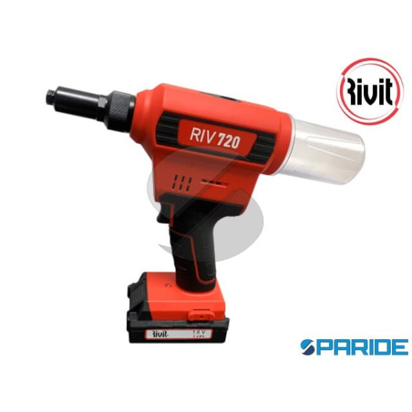 RIVETTATRICE RIV720 PER RIVETTI A BATTERIA LITIO 1...