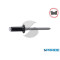 RIVETTO ALLUMINIO AFT TT 3,2X10 MM 0019700 RIVIT NERO RAL 9005