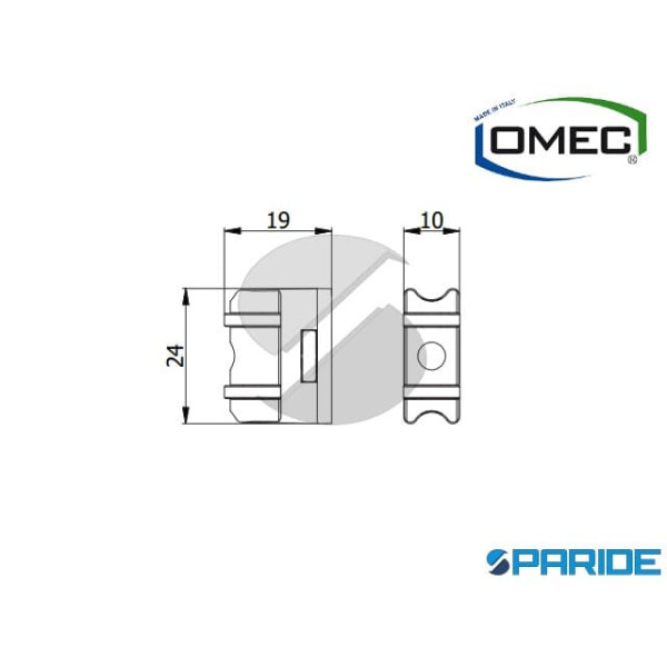 RULLO INTERCAMBIABILE PER SERRATURE 0535 OMEC