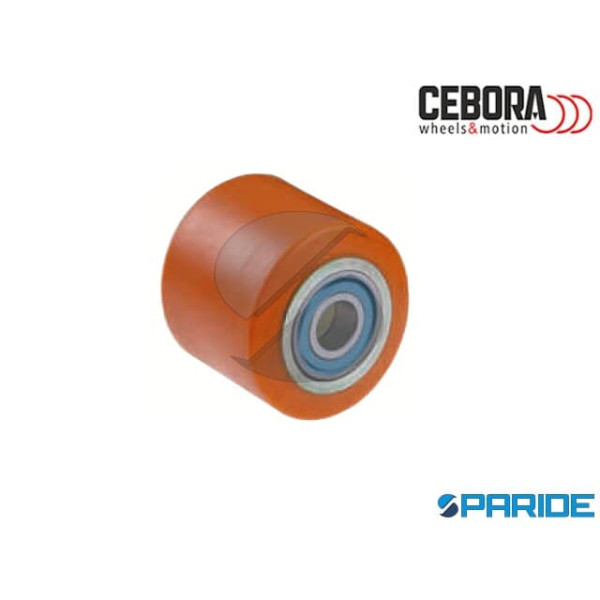 RULLO PER TRANSPALLETS D 80X60 MM GHISA MOZZO A SF...