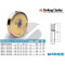 RUOTA GOLA V D 200 20038IV 2 CUSCINETTI ROLLING CENTER PER CANCELLO