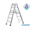 SCALA 2 SALITE IN ALLUMINIO PIKASSO PIATTA 5 GRADINI MT 1,19 150 KG STP