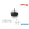 SCIVOLO D 22 MM CON BASE IN FELTRO MARRONE 0439 MACO