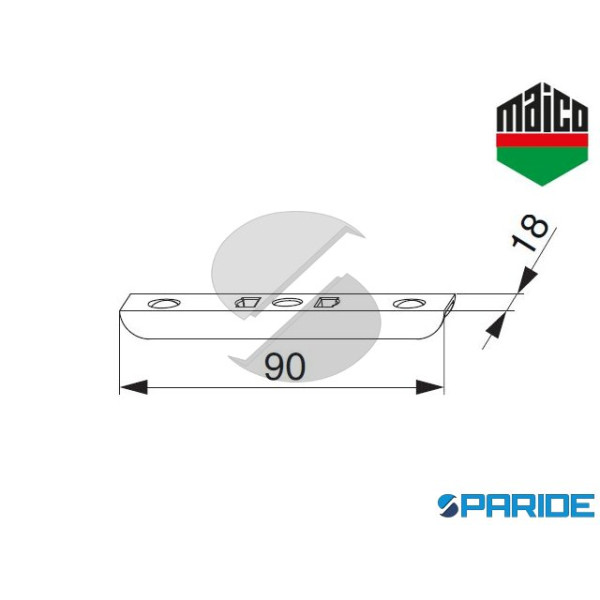 SCONTRO DELIMITATORE A4 ASSE 9 55988 MAICO