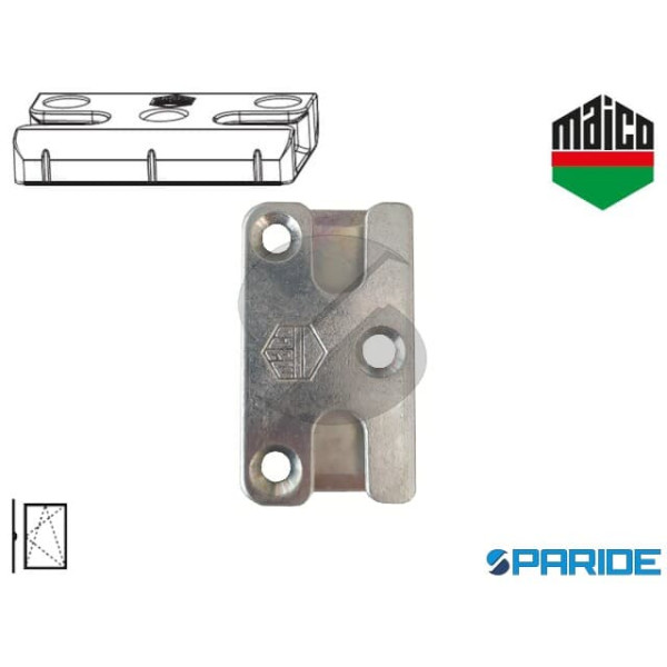 SCONTRO FUNGO PVC ALPHACAN 364158 MAICO