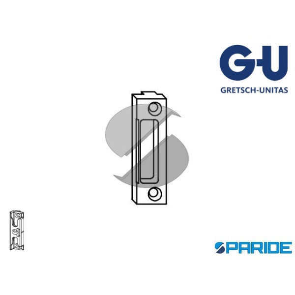 SCONTRO PER SCROCCO CENTRALE E-11363-00-0-1 GU CON SCANALATURA EURO 7\8 X 4