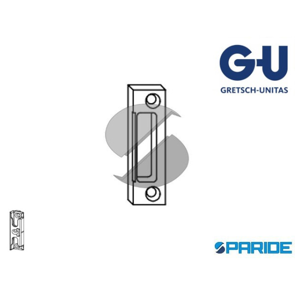 SCONTRO PER SCROCCO CENTRALE E-15070-00-0-1 GU CON BATTUTA EURO 18X8