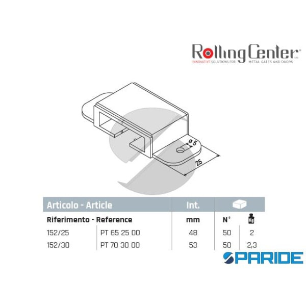 SCORRIASTA 152 30 CON ANIMA IN NYLON ROLLING CENTER