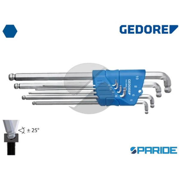 SERIE CHIAVI A BRUGOLA H 42 DKEL 88 GEDORE EXTRA L...