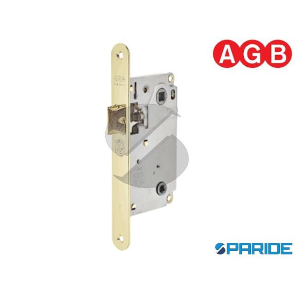 SERRATURA AGB CENTRO E 50 F 22 WC BRONZATA BORDO T...