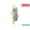 SERRATURA AGB E 25 D85 CILINDRO OTTONE LUCIDO BORDO TONDO B008512503