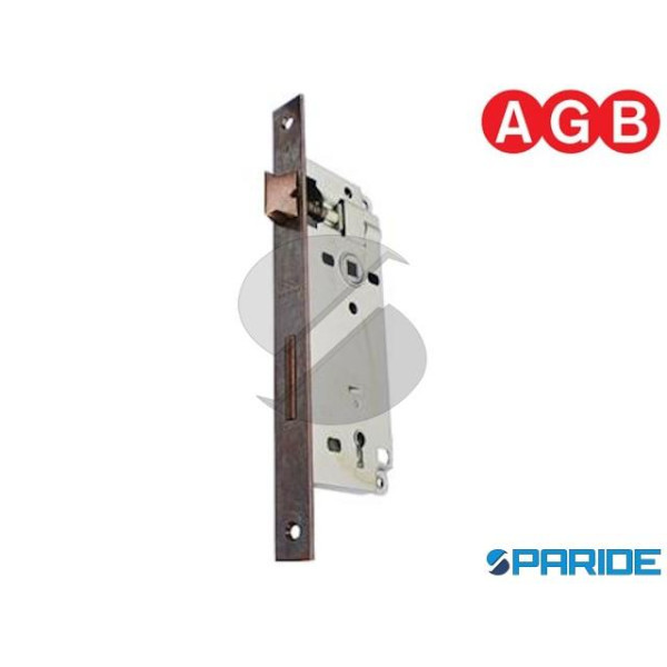 SERRATURA AGB PATENT E 30 F 22 GRANDE CROMO BRONZA...