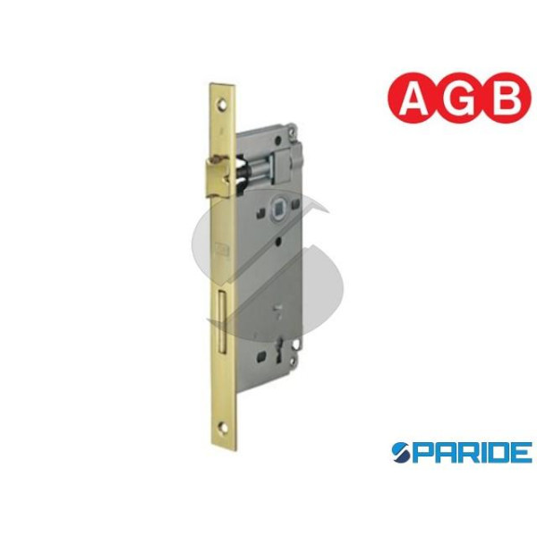 SERRATURA AGB PATENT E 30 F 22 GRANDE OTTONE LUCID...