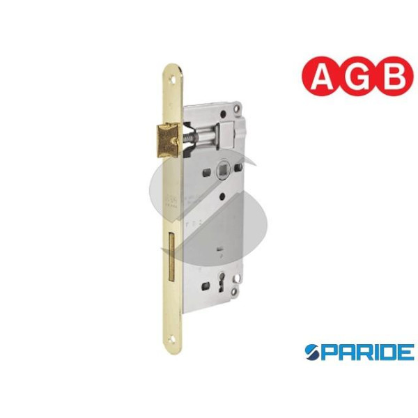 SERRATURA AGB PATENT E 35 F 22 GRANDE OTTONE LUCID...