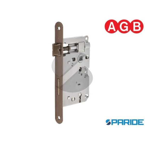 SERRATURA AGB PATENT E 40 F 20 PICCOLA BRONZATA BO...