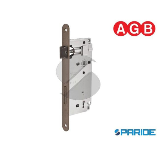SERRATURA AGB PATENT E 40 F 22 GRANDE BRONZATA BOR...