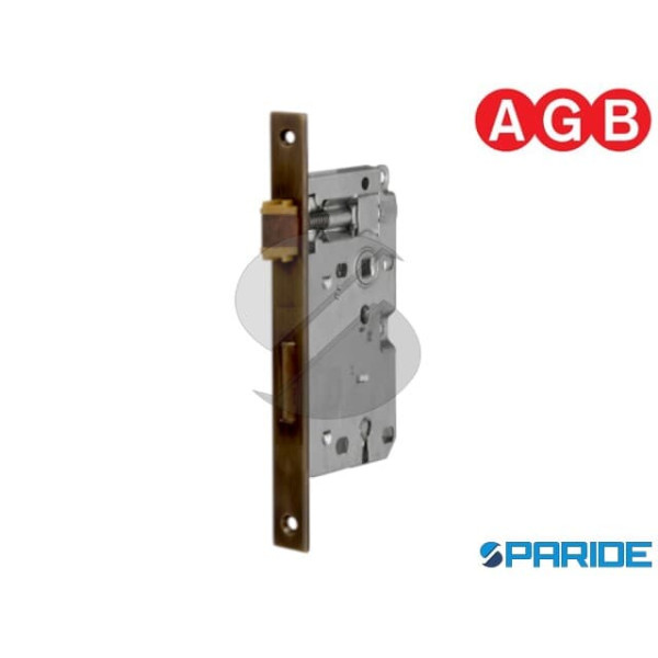 SERRATURA AGB PATENT E 45 F 20 BRONZATA BORDO QUADRO B005724522