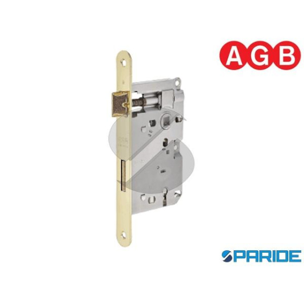 SERRATURA AGB PATENT E 45 F 20 PICCOLA OTTONE LUCI...