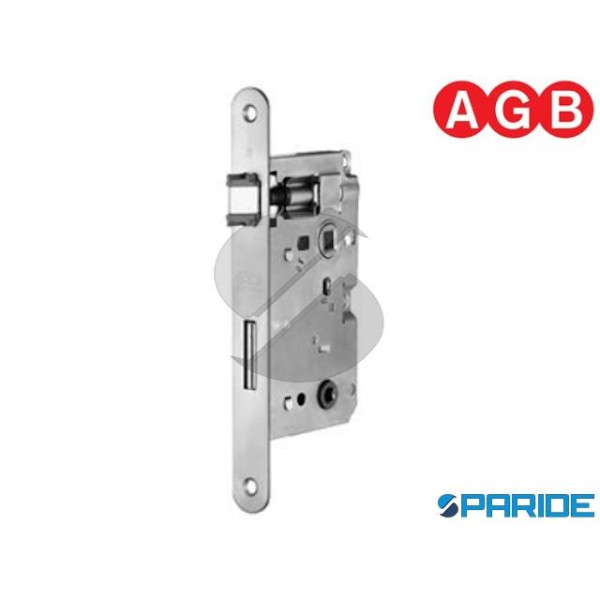 SERRATURA AGB PATENT E 50 F 20 WC PICCOLA BRONZATA...