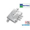 SERRATURA APPLICARE DOPPIA MAPPA E 89 I37 DX 89R571GD17 GARDESA TRIPLICE MOTTURA