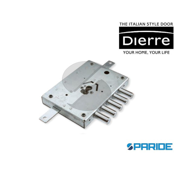 SERRATURA APPLICARE E60 I28 DESTRA SERNE44D DiERRE CILINDRO TRIPLICE CHIUSURA 3 MANDATE