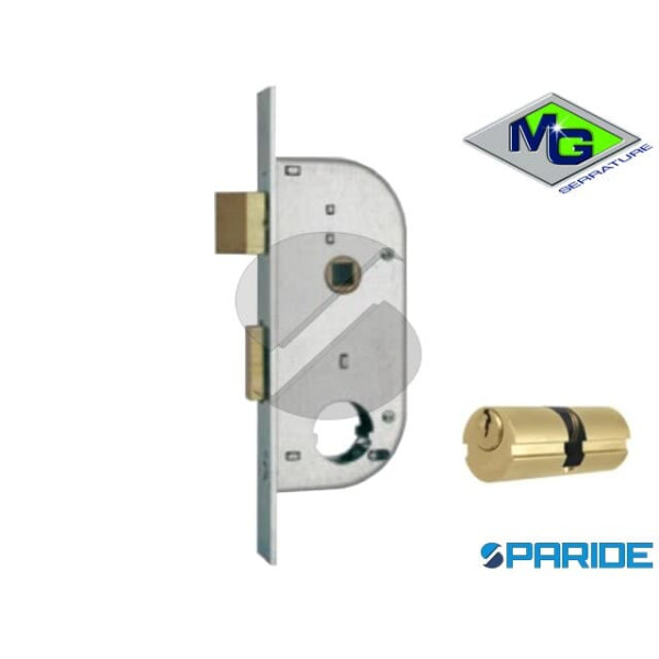 CILINDRO TONDO MM.26 Per Serratura Mg Lunghezza 27+27 Ricambio 3 Chiavi