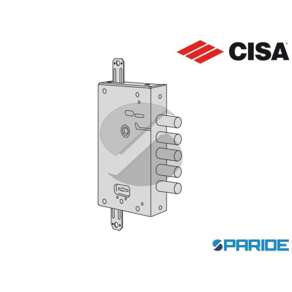 SERRATURA DOPPIA MAPPA E 64 57505 CISA I28 5 CATEN...