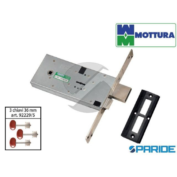 SERRATURA DOPPIA MAPPA E 70 41812000W INFILARE MOTTURA