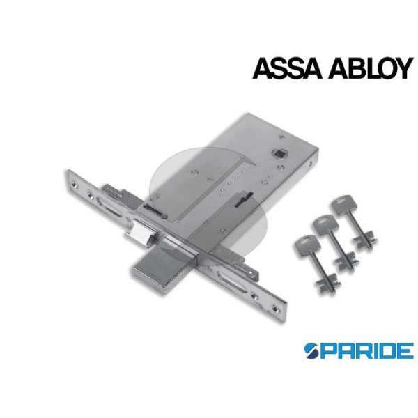 SERRATURA DOPPIA MAPPA E 90 F6893 ASSA ABLOY 3 PUN...