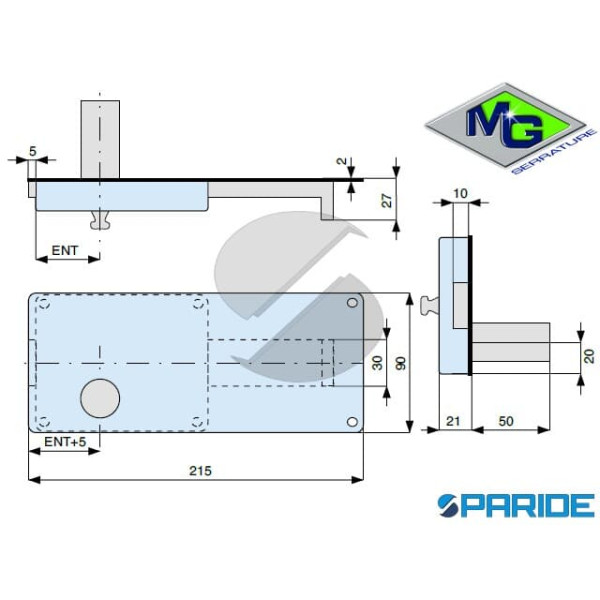 SERRATURA FERROGLIETTO E 40 712406000 MG