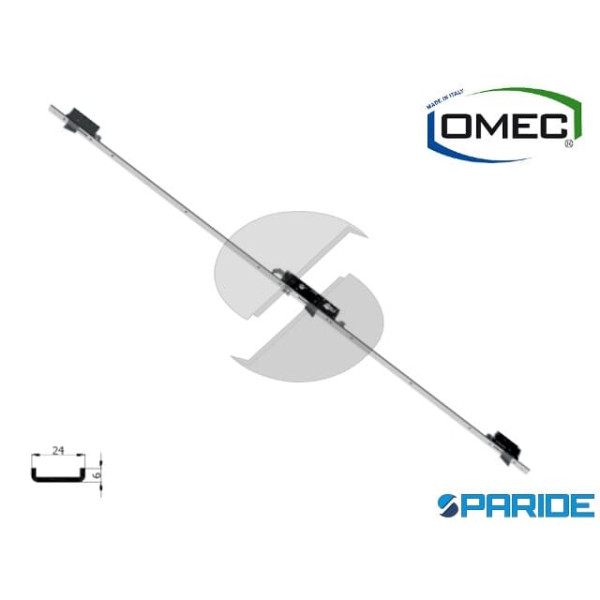SERRATURA INFILARE E 30 1500S30UL F 24 A U OMEC MU...