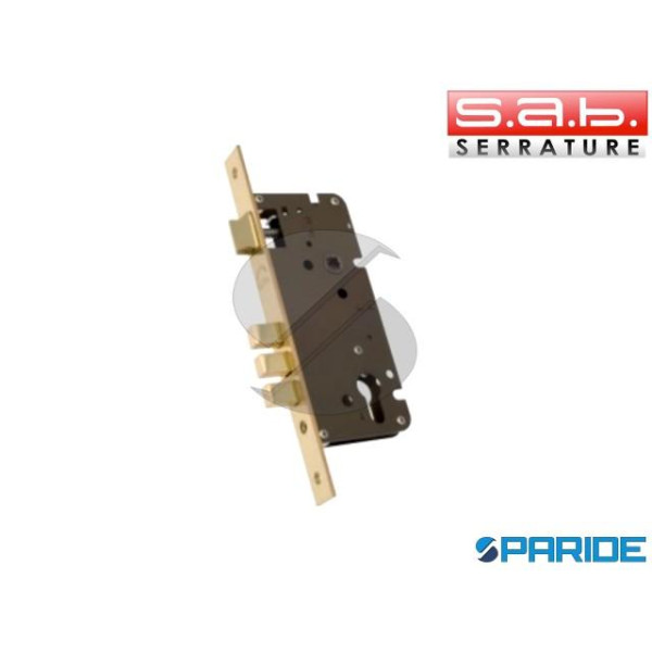 SERRATURA INFILARE E 45 2200 SAB OTTONE CILINDRO PER LEGNO