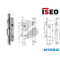 SERRATURA MONTANTE E 21 901KE ISEO SPILLO F 20 9010121