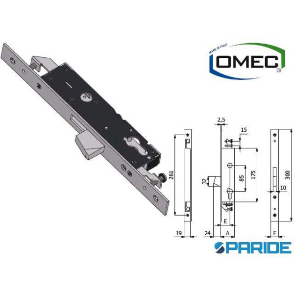 SERRATURA MONTANTE E 30 1471 OMEC
