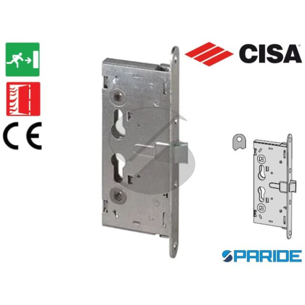 SERRATURA PER PORTE TAGLIAFUOCO E 65 43114 CISA AN...