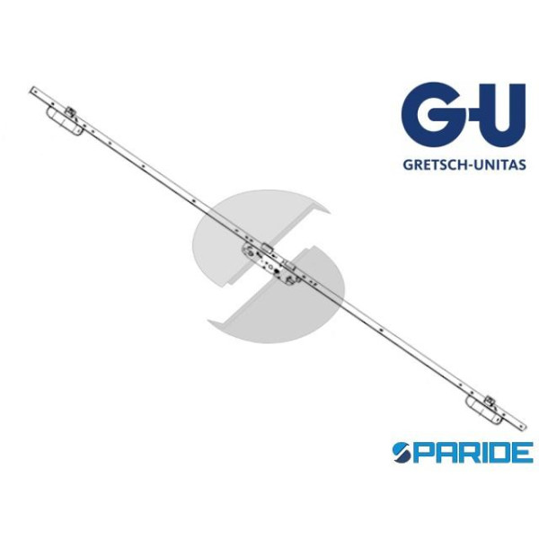 SERRATURA SECURY AUTOMATIC E 45 F 16 I85 FRONTALE LUNGO 636037AA01 GU