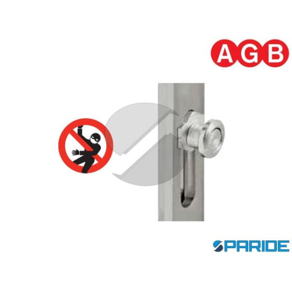 SERRATURA SICURTOP 11400 2150-2400 E 60 F 16 AGB ZINCATA W114006013 NOTTOLINI A FUNGO