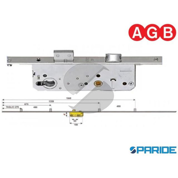 SERRATURA SICURTOP 1685 1900-2400 E 35 F 16 AGB ZI...