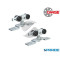 SET 2 CARRELLI CON VITI E PIASTRE 1400 80 KG  OMGE